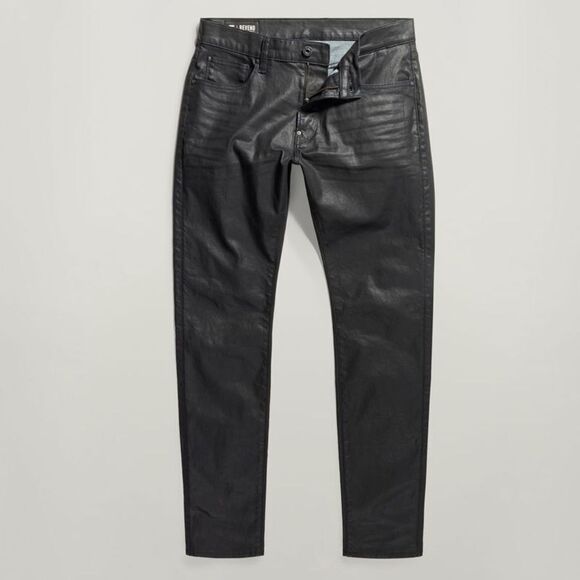 G-Star Revend Skinny Black Waxed Jeans Mens Sz 32/32 - Picture 1 of 10